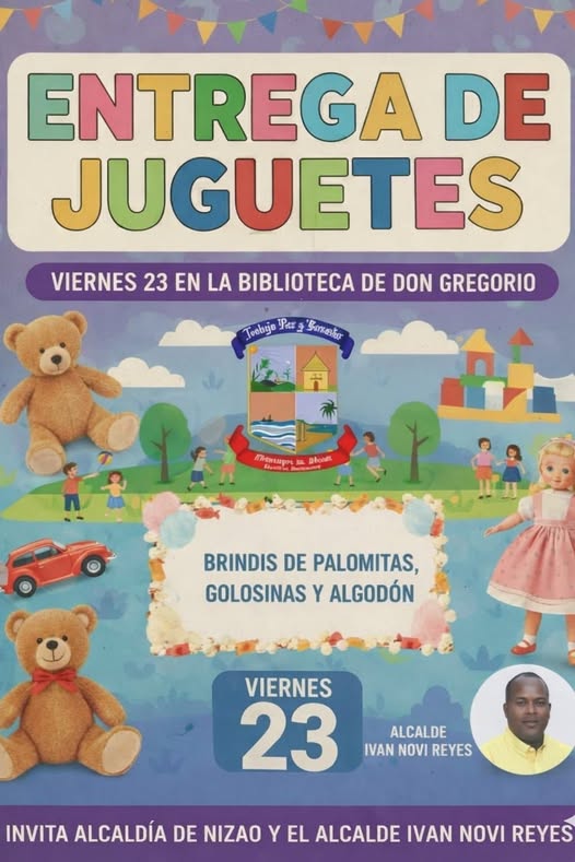 ATENCIÓN NIÑOS Y NIÑAS DE DON GREGORIO